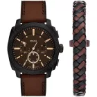 Fossil Machine Herrenuhr Satz FS6102SET