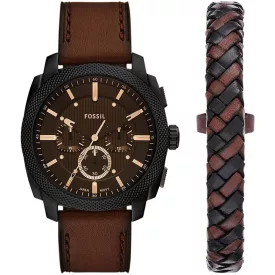 Fossil Machine Herrenuhr Satz FS6102SET