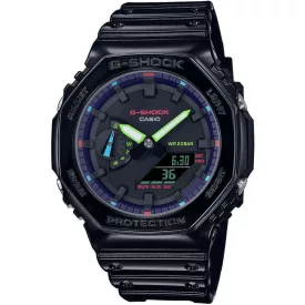 Casio G-Shock Virtual Rainbow Herrenuhr GA-2100RGB-1AER