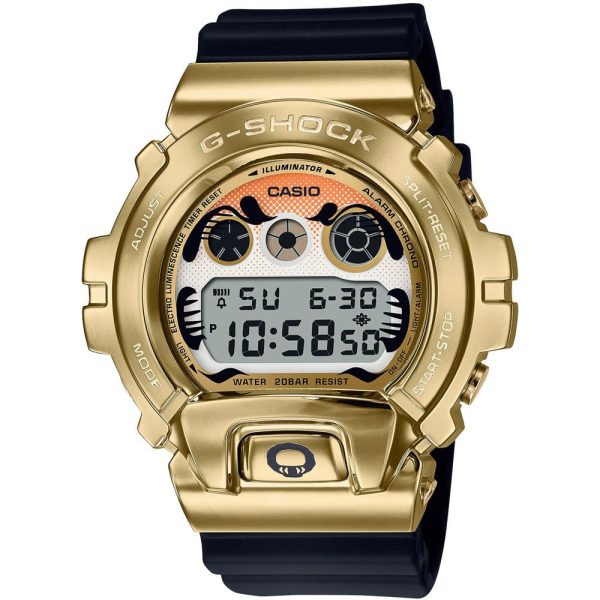 Casio G-Shock Gold Daruma BlackEyePatch Limited Edition Herrenuhr GM-6900GDA-9ER