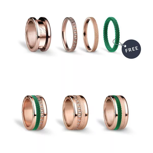 Bering weiblich Ring Satz GREENLIGHTS-9