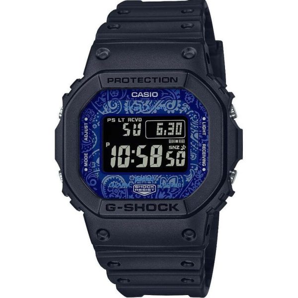 Casio G-Shock Blue Paisley Special Edition Herrenuhr GW-B5600BP-1ER