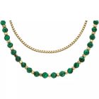 Fossil Stacked Up weiblich Halskette JA7246710