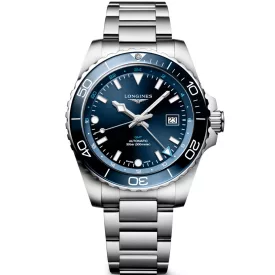 Longines HydroConquest GMT Herrenuhr L3.890.4.96.6