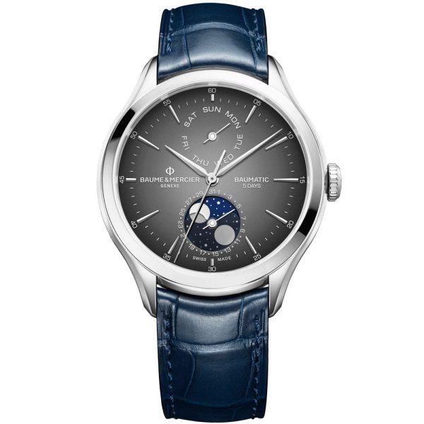 Baume & Mercier Clifton Moon Phase Baumatic Herrenuhr M0A10548