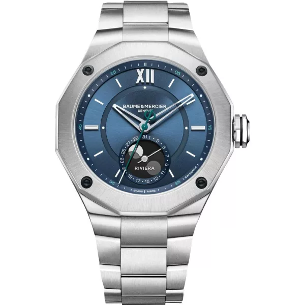 Baume & Mercier Riviera Moon Phase Baumatic Herrenuhr M0A10682