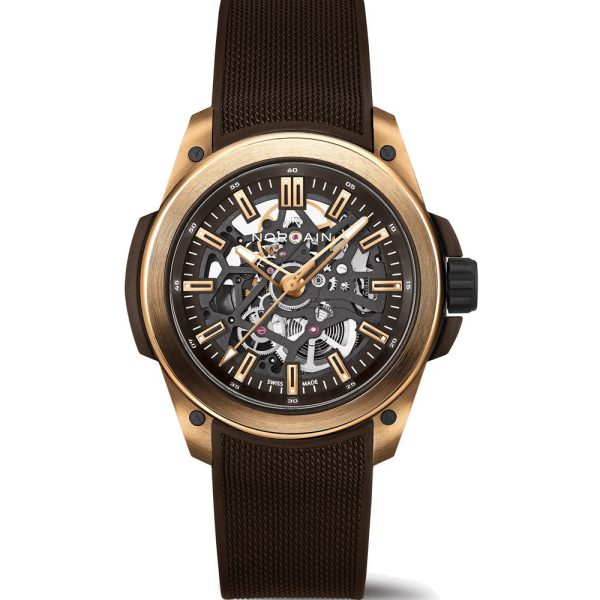 Norqain Wild ONE Skeleton 42mm Gold Herrenuhr N3000.07G04.N01.R01
