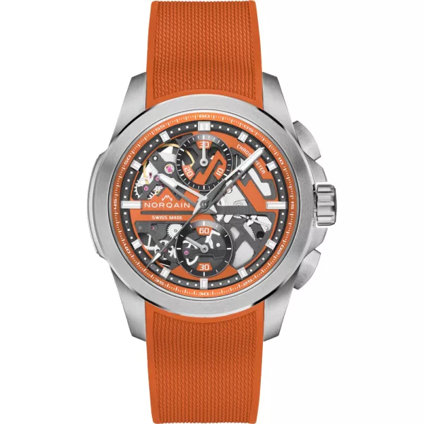 Norqain Independence Skeleton Chrono 42mm Herrenuhr N3200.40S01.O01.R01