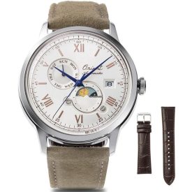   Orient Bambino Sun & Moon 75th Anniversary Limited Edition Herrenuhr RA-AK0808S30B