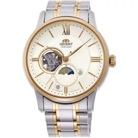Orient Sun and Moon Open Heart Herrenuhr RA-AS0007S10B