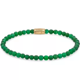 Rebel & Rose Green Agate weiblich Armband S RR-40106-G-S