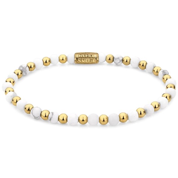 Rebel & Rose Mix Virgin White weiblich Armband XS RR-40113-G-XS