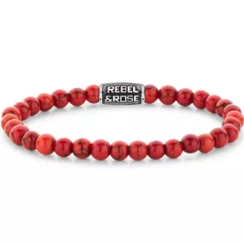 Rebel & Rose Red Delight Vintage Mann Armband M RR-60118-V-M