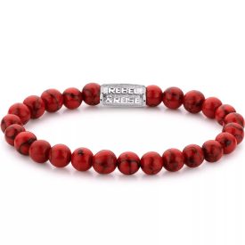 Rebel & Rose Red Delight Mann Armband M RR-80015-S-M