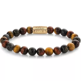   Rebel & Rose Who's afraid of the Tiger Gold Mann Armband M RR-80088-G-M