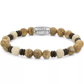  Rebel & Rose Variations Woodstock Mann Armband M RR-80092-S-M