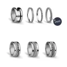 Bering weiblich Ring Satz SILVERLIGHTS-7