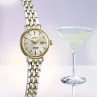 Seiko Preasage Cocktail Time White Lady Diamond Twist Damenuhr SRE010J1