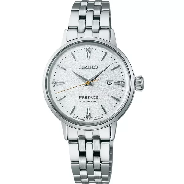 Seiko Presage Hot Buttered Rum Diamond Set Cocktail Time Damenuhr SRE017J1
