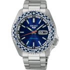 Seiko 5 Sports Checker Flag Petrol Blue Special Edition Herrenuhr SRPK65K1