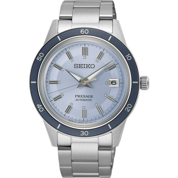 Seiko Presage European Exclusive in Retro Blue Limited Edition Herrenuhr Satz SRPL19J1