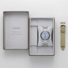 Seiko Presage European Exclusive in Retro Blue Limited Edition Herrenuhr Satz SRPL19J1