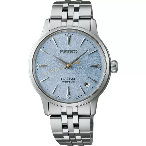 Seiko Presage Frozen Skydiving Diamond Cocktail Time Damenuhr SRPL61J1