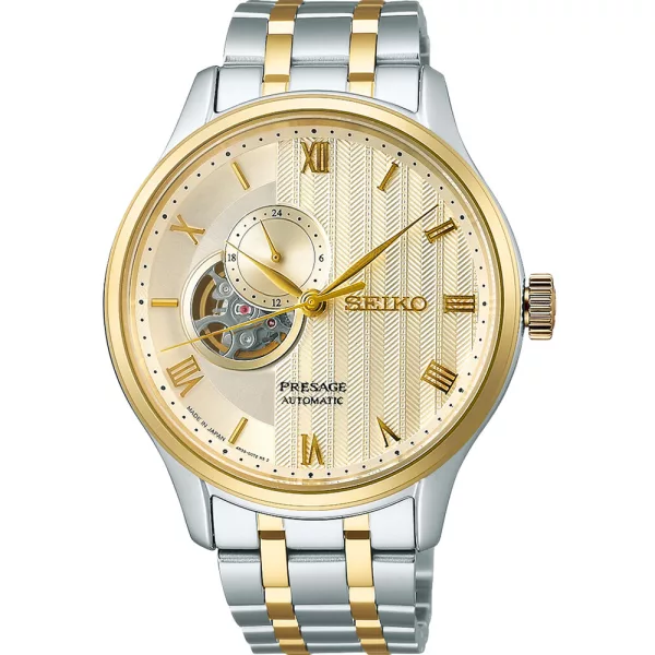 Seiko Presage Zen Garden Open Heart Herrenuhr SSA464J1