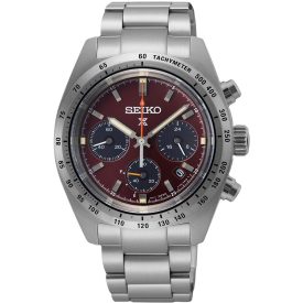   Seiko Prospex Speedtimer European Exclusive in Factory Red Limited Edition Herrenuhr SSC953P1
