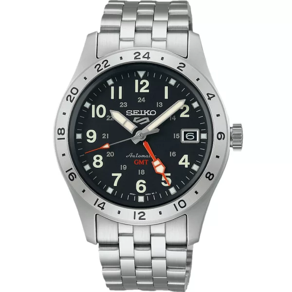 Seiko 5 Sports Field Deploy Mechanical GMT Herrenuhr SSK023K1
