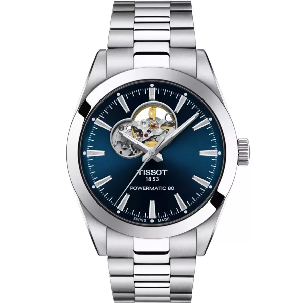 Tissot T-Classic Gentleman Open Heart Herrenuhr T127.407.11.041.01