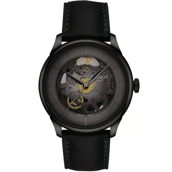 Tissot T-Classic Chemin Des Tourelles Skeleton Herrenuhr T139.836.36.441.00